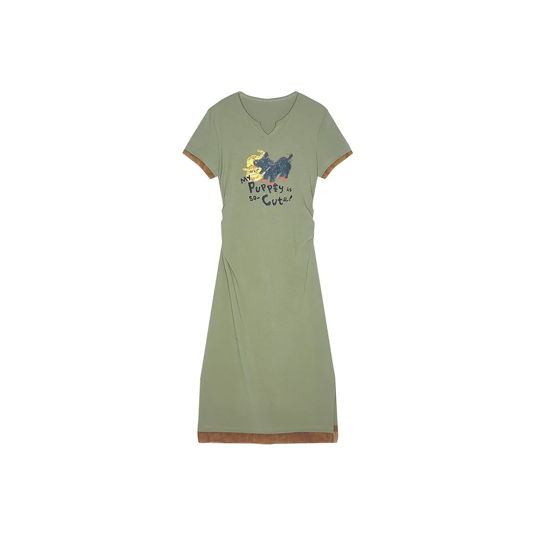 ELF SACK Short Sleeved Dress Women's