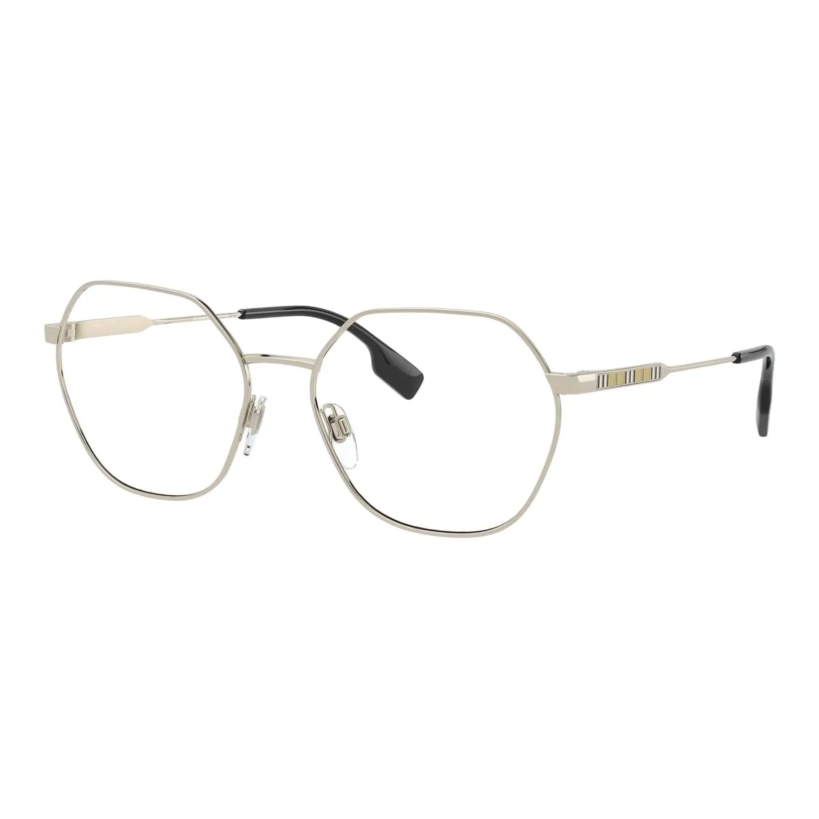 Burberry Alloy Irregular Shape Eyeglass Frames Women's