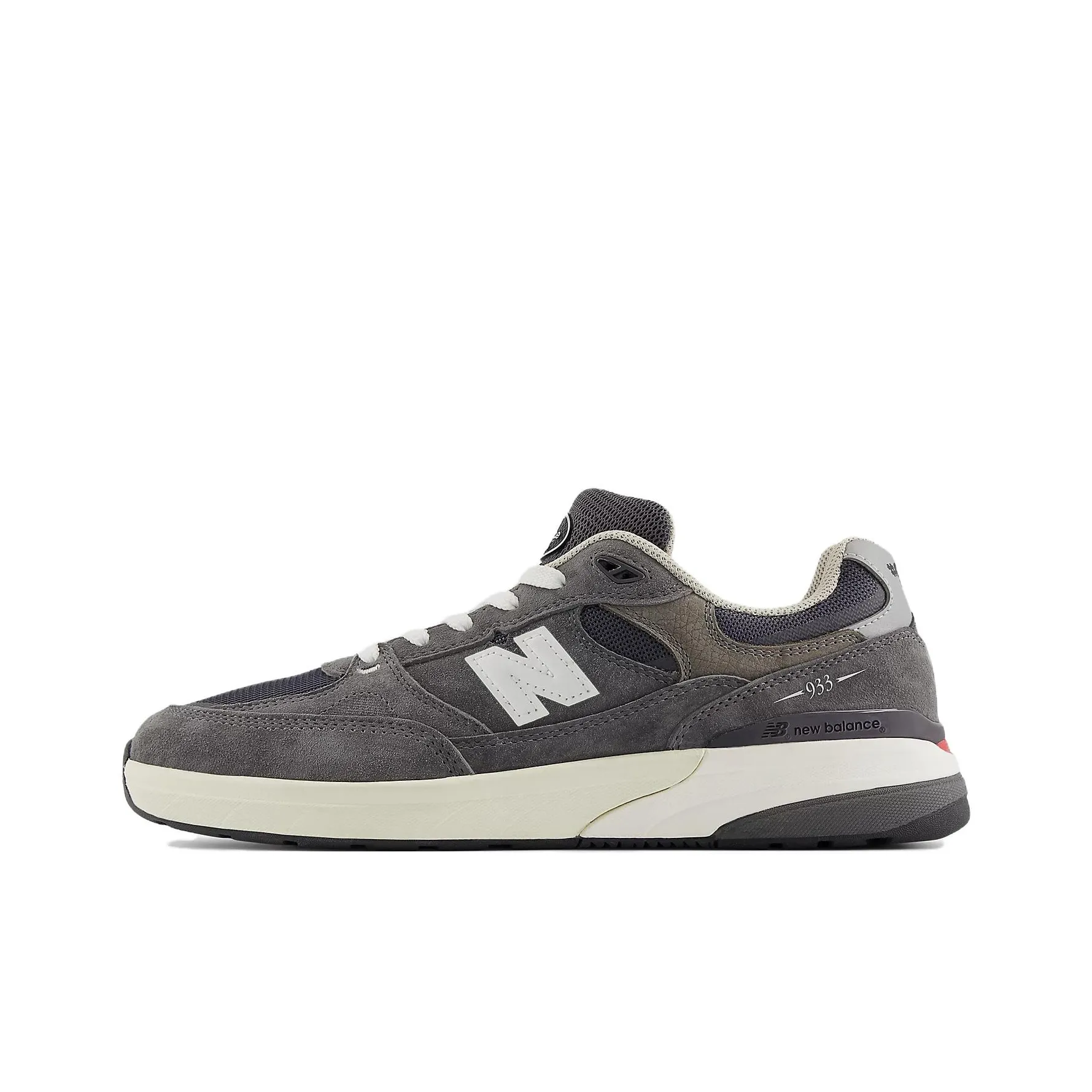 ANDREW Reynolds x New Balance NB Numeric 933 Low Топ Повседневные Беговые кроссовки Мужские Серые