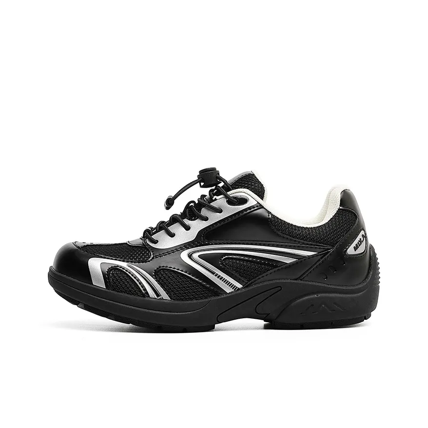 Angelmi Abrasion Resistant, Breathable, Lightweight Low Top Casual Shoes Men's Black