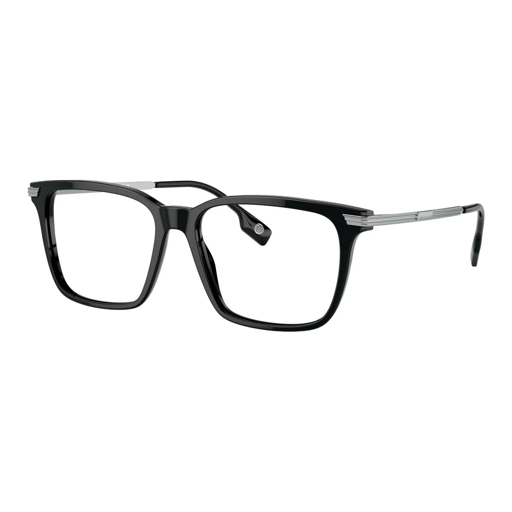 Burberry Plate And Metal Square Eyeglass Frames Unisex