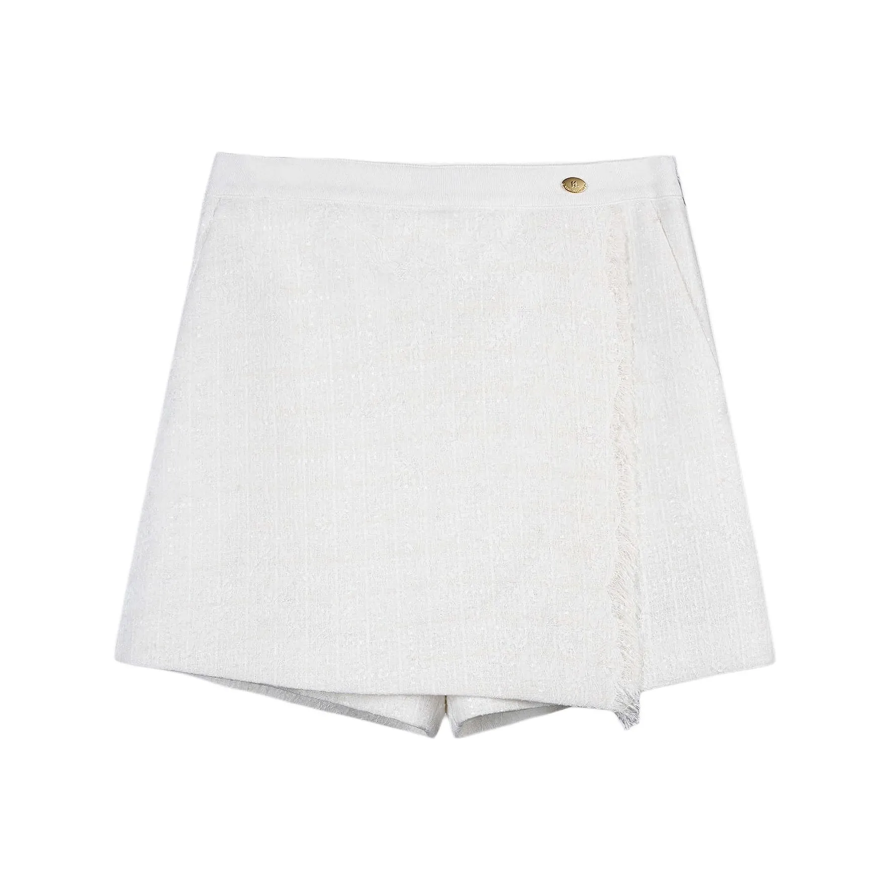 KARL LAGERFELD SS25 Повседневные короткие юбки Женские Белые