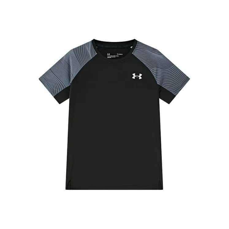 Under Armour Running Collection Т-рубашка Черная для детей 3-7 лет