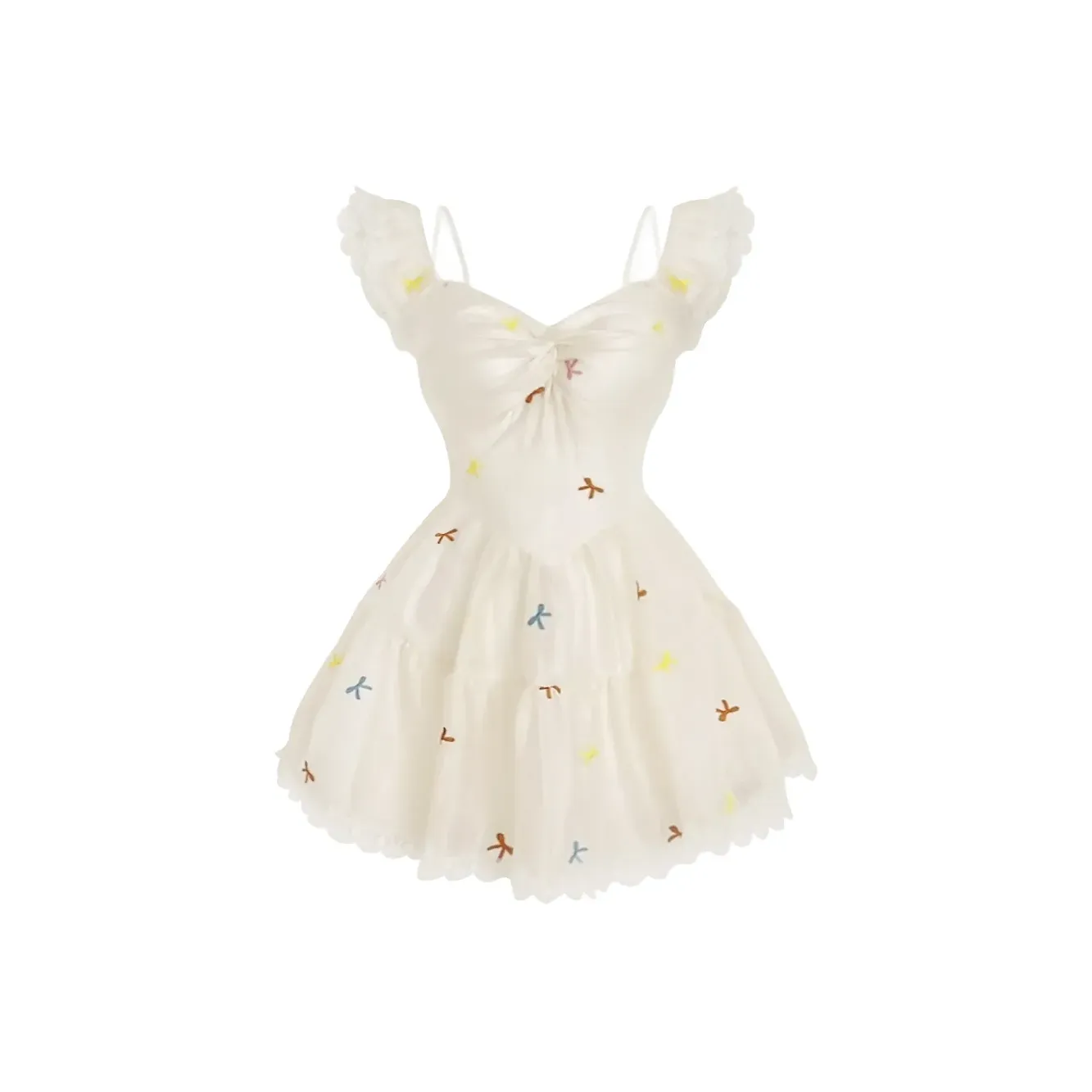 ZUKIZUKI Короткое платье с короткими рукавами женское