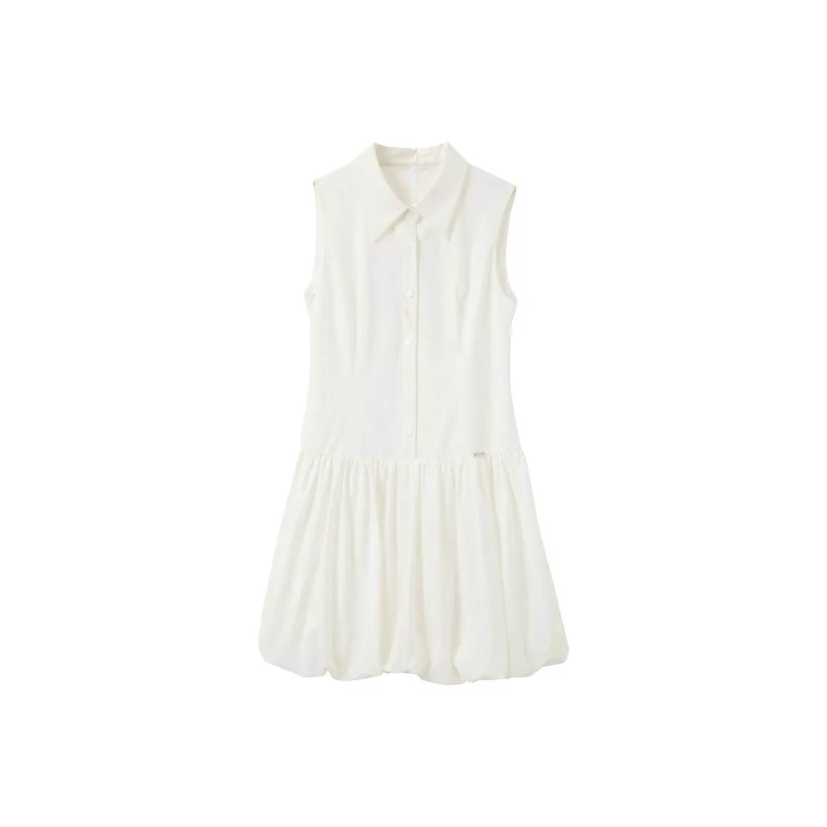 3COLOUR Жемчужно-белый Женские Платья без рукавов