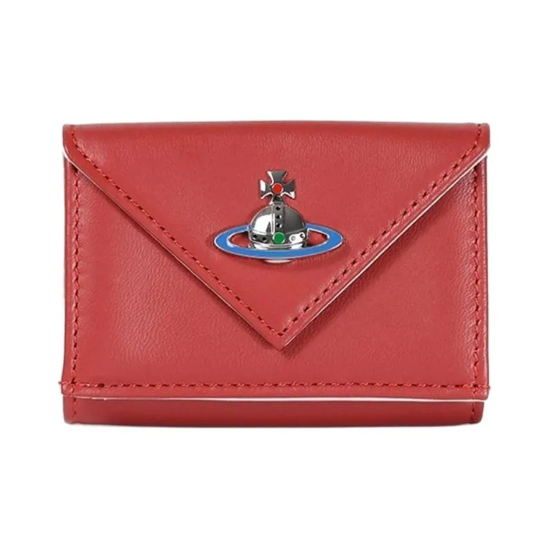 Vivienne Westwood Nappa Leather Wallet Women's Red