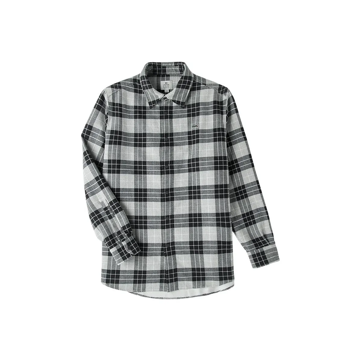 Рубашка LACOSTE Collaboration Мужская Серый Белый Черный