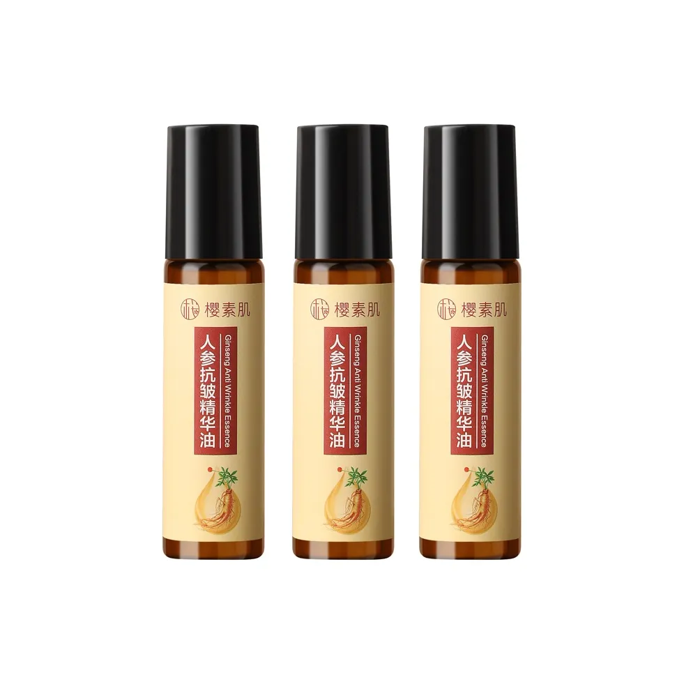 YINGSUJI Ginseng Сыворотка Масло Укрепляющее Увлажняющее Противомаршинное 8 мл бутылка