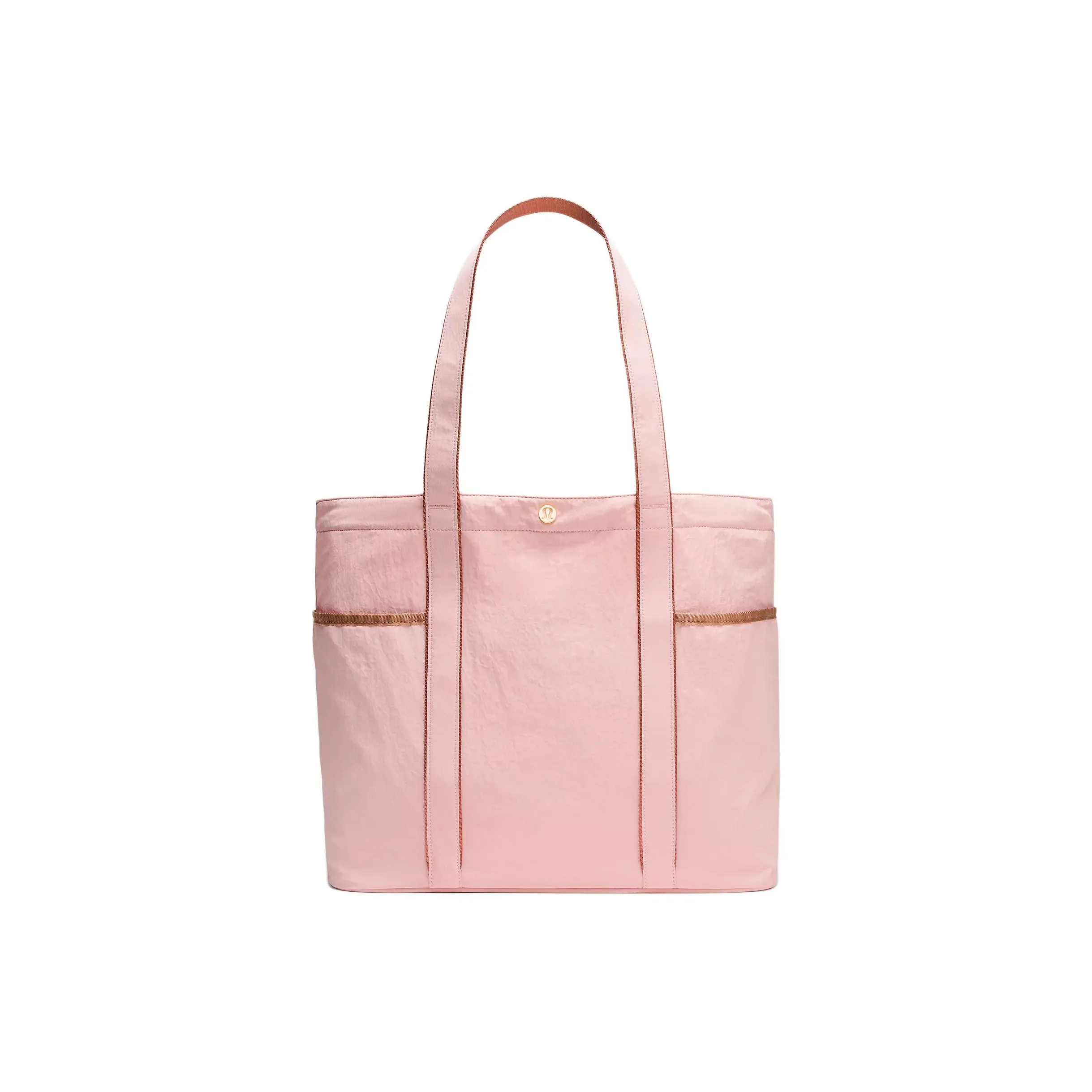 lululemon Нейлоновая сумка через плечо унисекс цвет пудровый туман дерево пряный