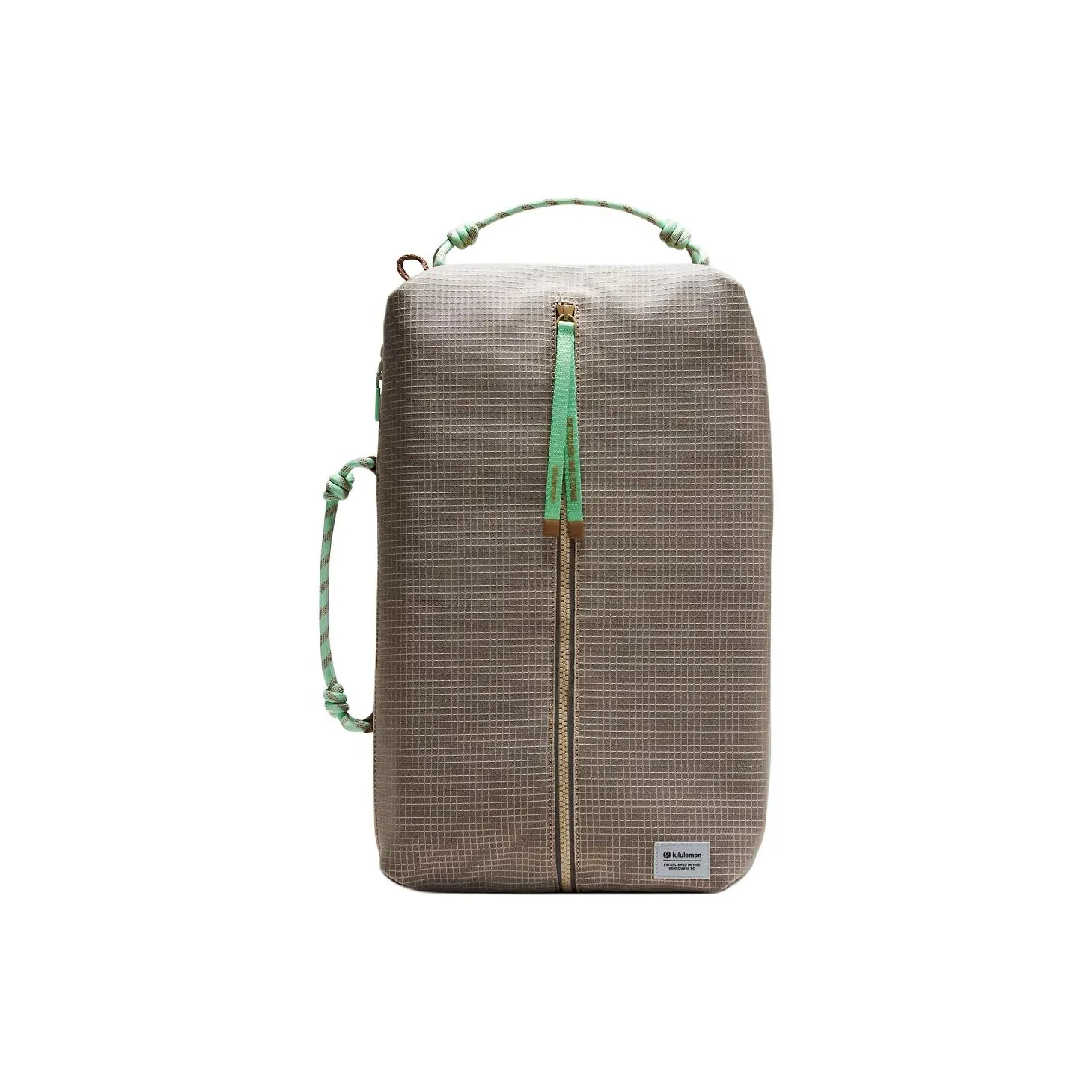 lululemon Полиэстер Рюкзак Унисекс Коричневый Зеленый