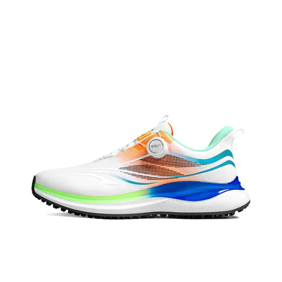 PGM Нижняя юбка Резистентная и Дышащая Низкий Топ Обувь для гольфа Мужская Белая