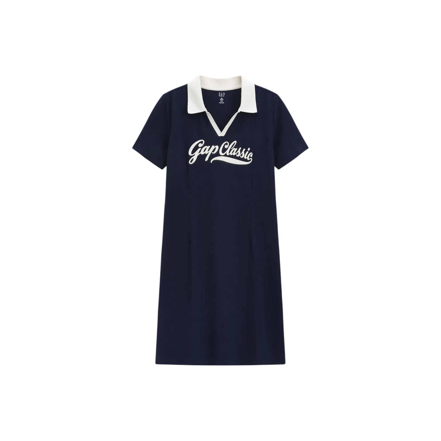 GAP совместное бренд Короткое платье с короткими рукавами Женское