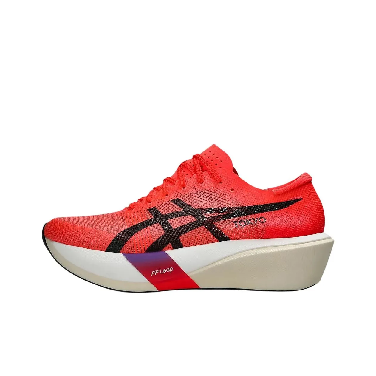 ASICS Metaspeed Edge Устойчивый к истиранию Низкий Топ Повседневные Беговые кроссовки Унисекс Красный Черный