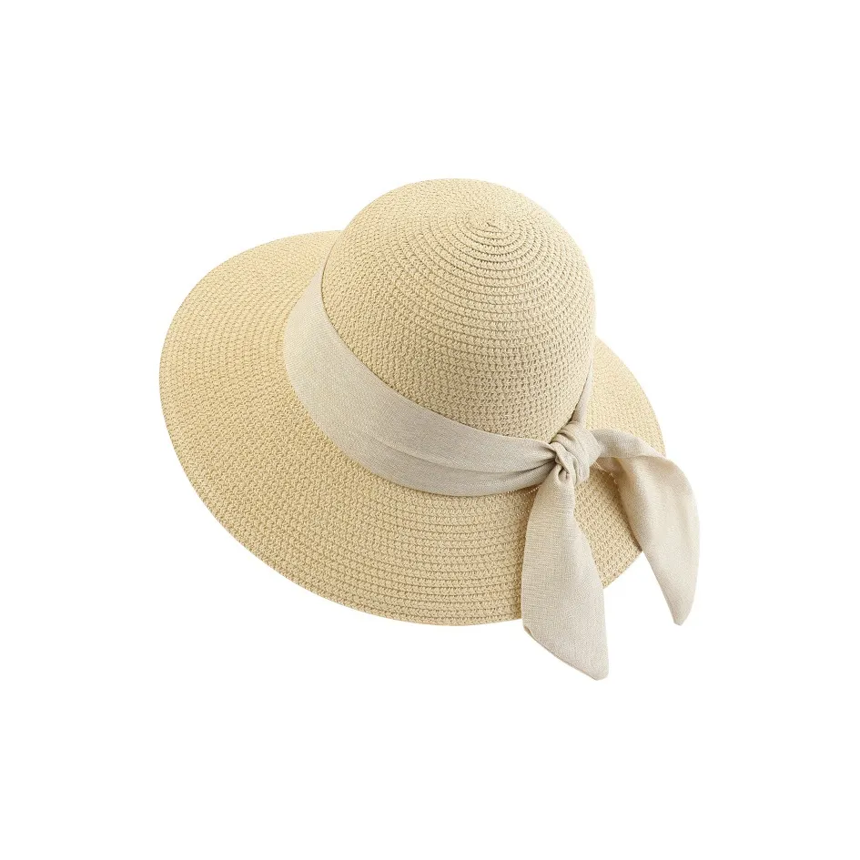 Cgediao Шляпа ведра из соломы Женская