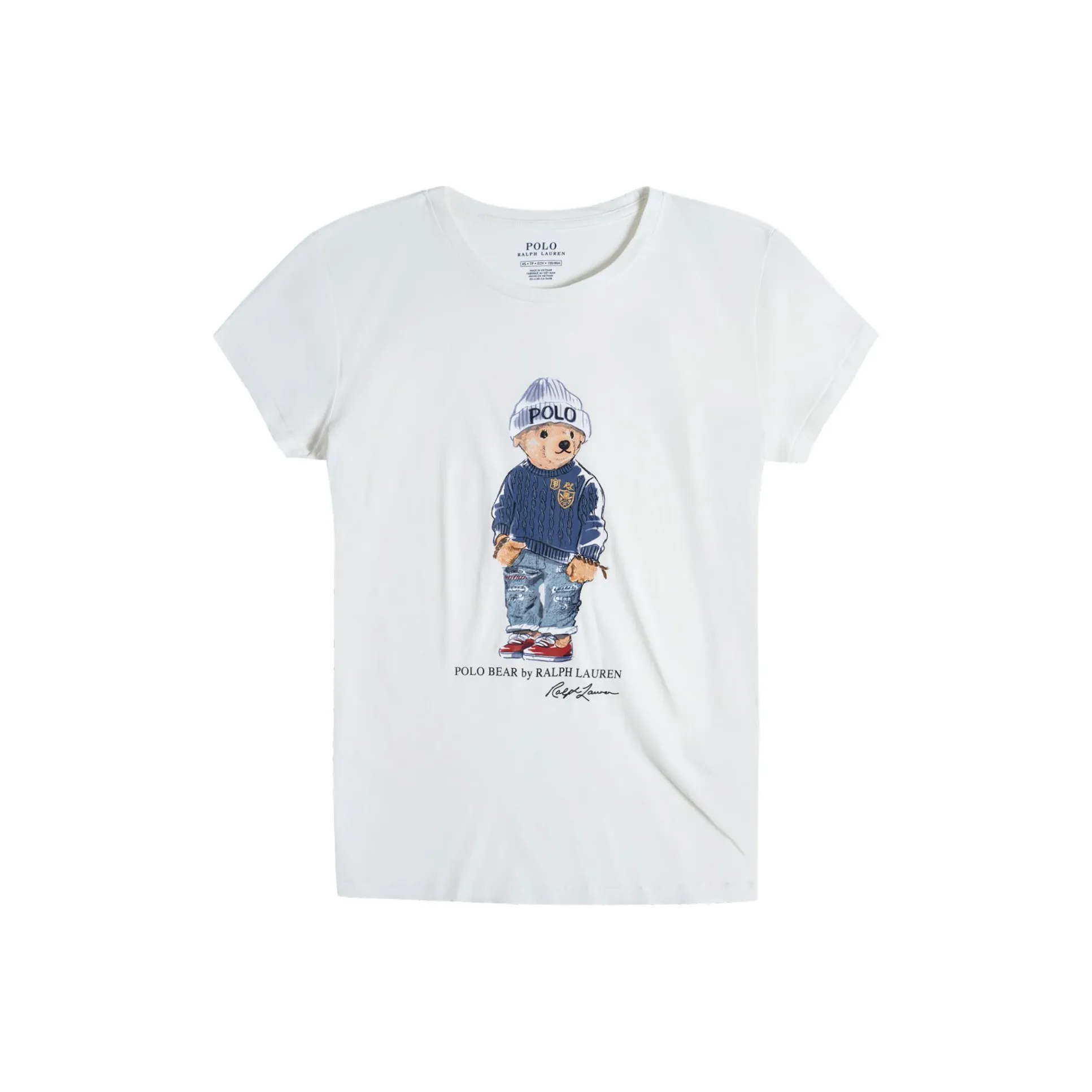 Polo Ralph Lauren SS24 Стандартная T-рубашка Женская Белая