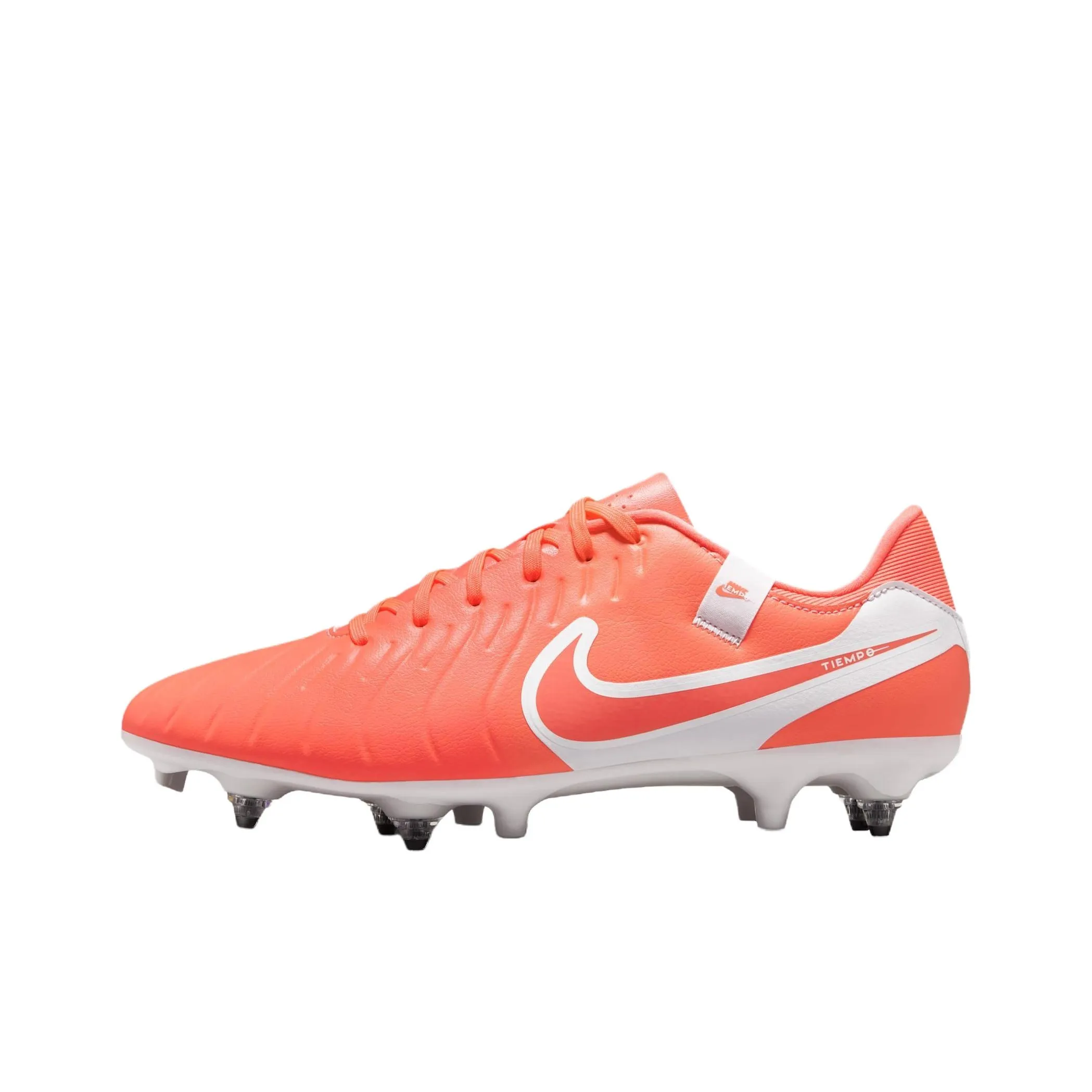 Nike Tiempo Legend 10 Anti Slip Wear Resistant Soccer Shoes Unisex Orange