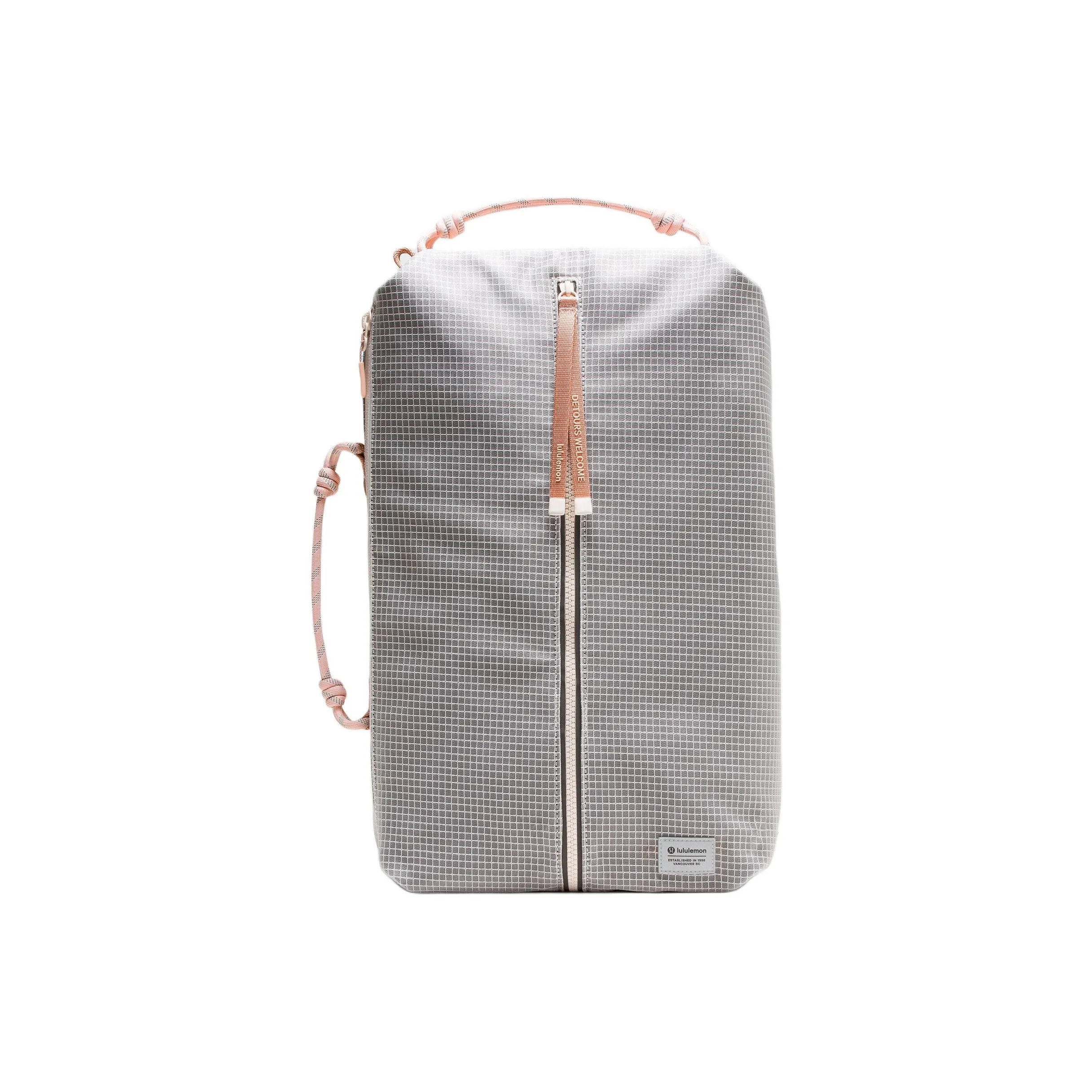 Lululemon Versatile Shoulder Bag, Crossbody Bag, Backpack Tubas Women's Ivory White & Pink