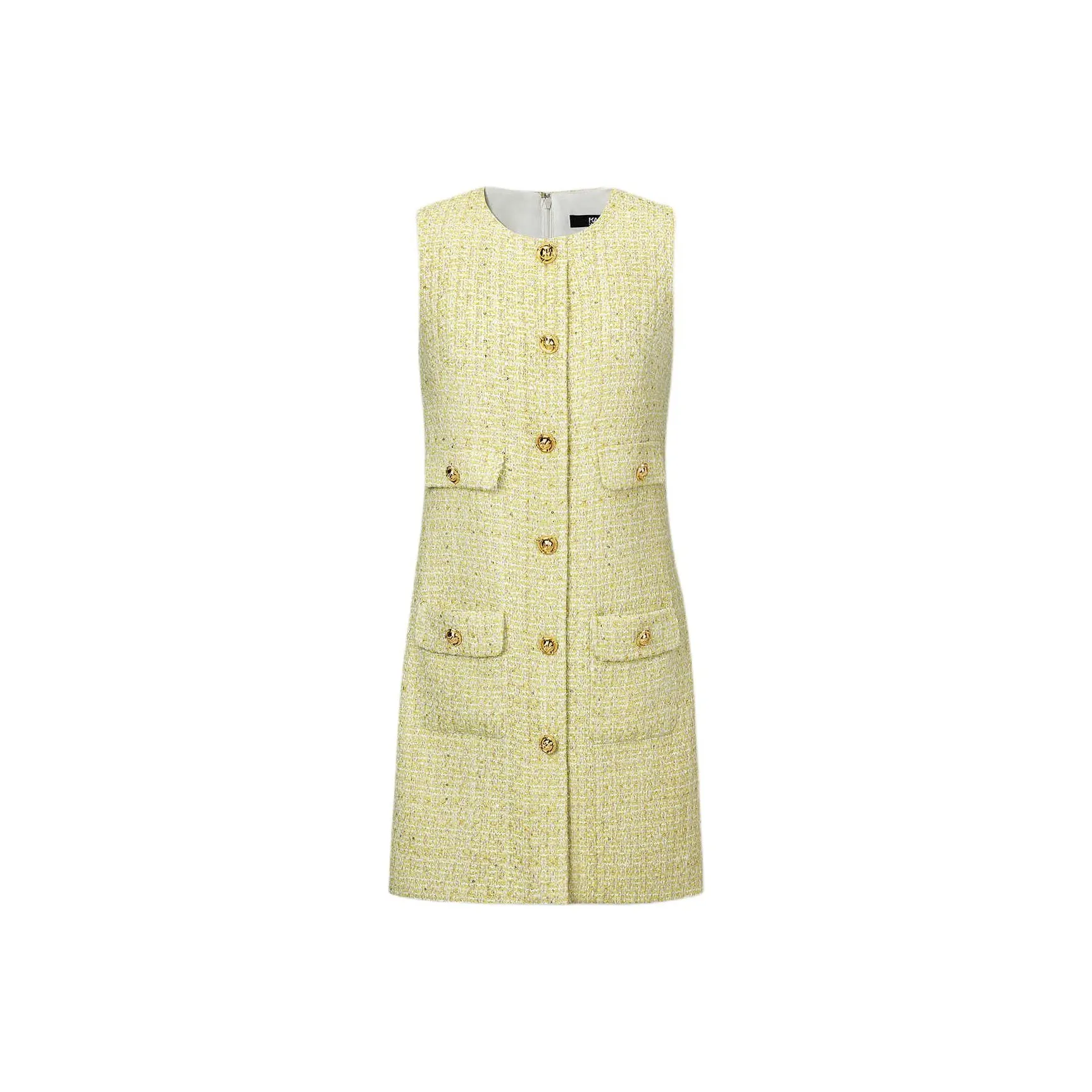 KARL LAGERFELD SS25 Без рукавов Платье Женское Зеленое