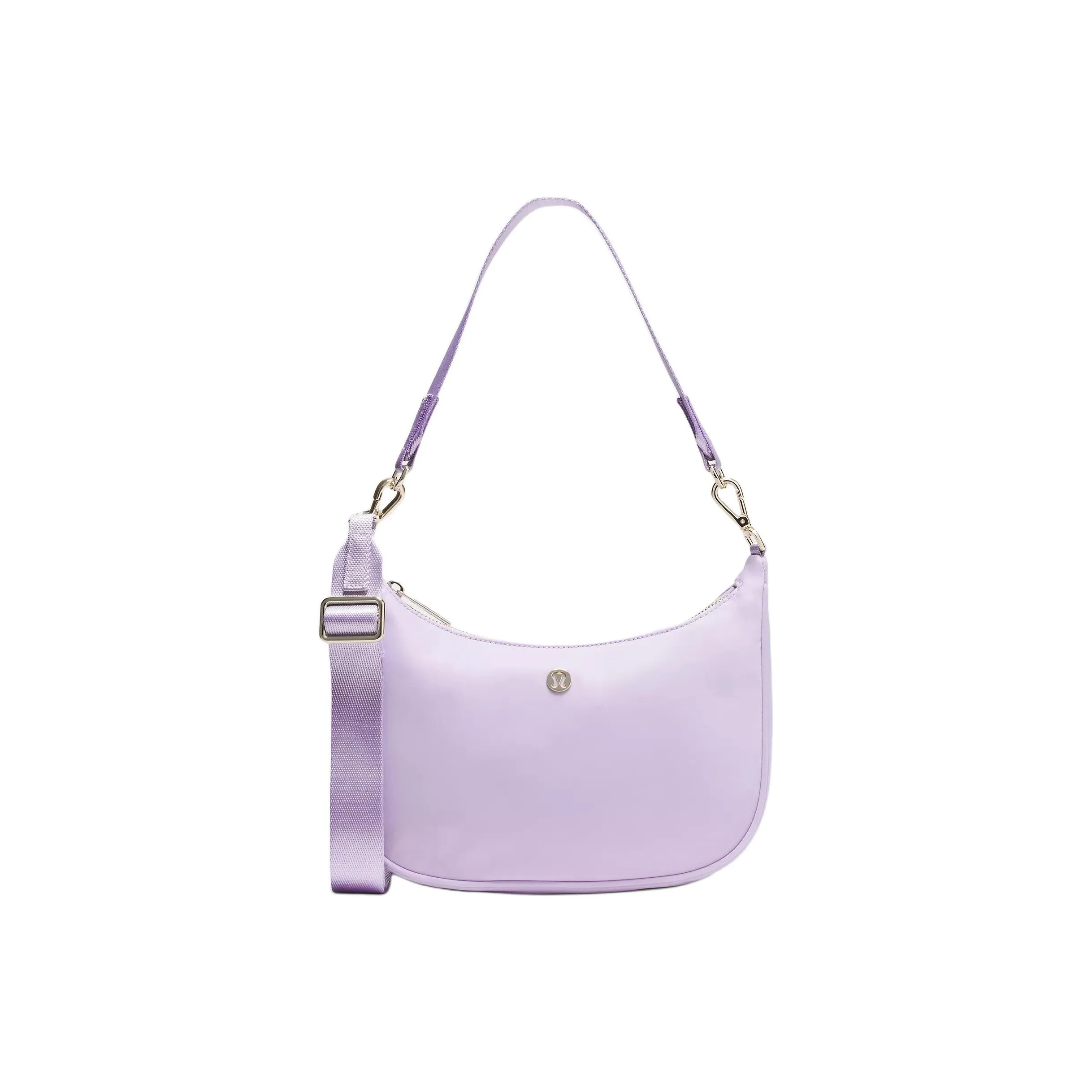 Lululemon Recycled Nylon Handbag, Shoulder Bag Trumpets Women's Lavender