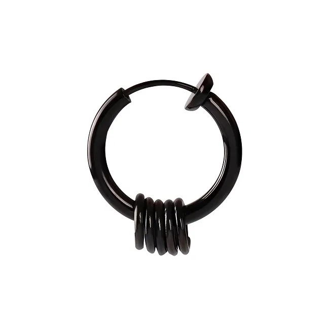 DAIRUO Толстый 18K золото покрытие Нижняя заколка Серьги On Мужские