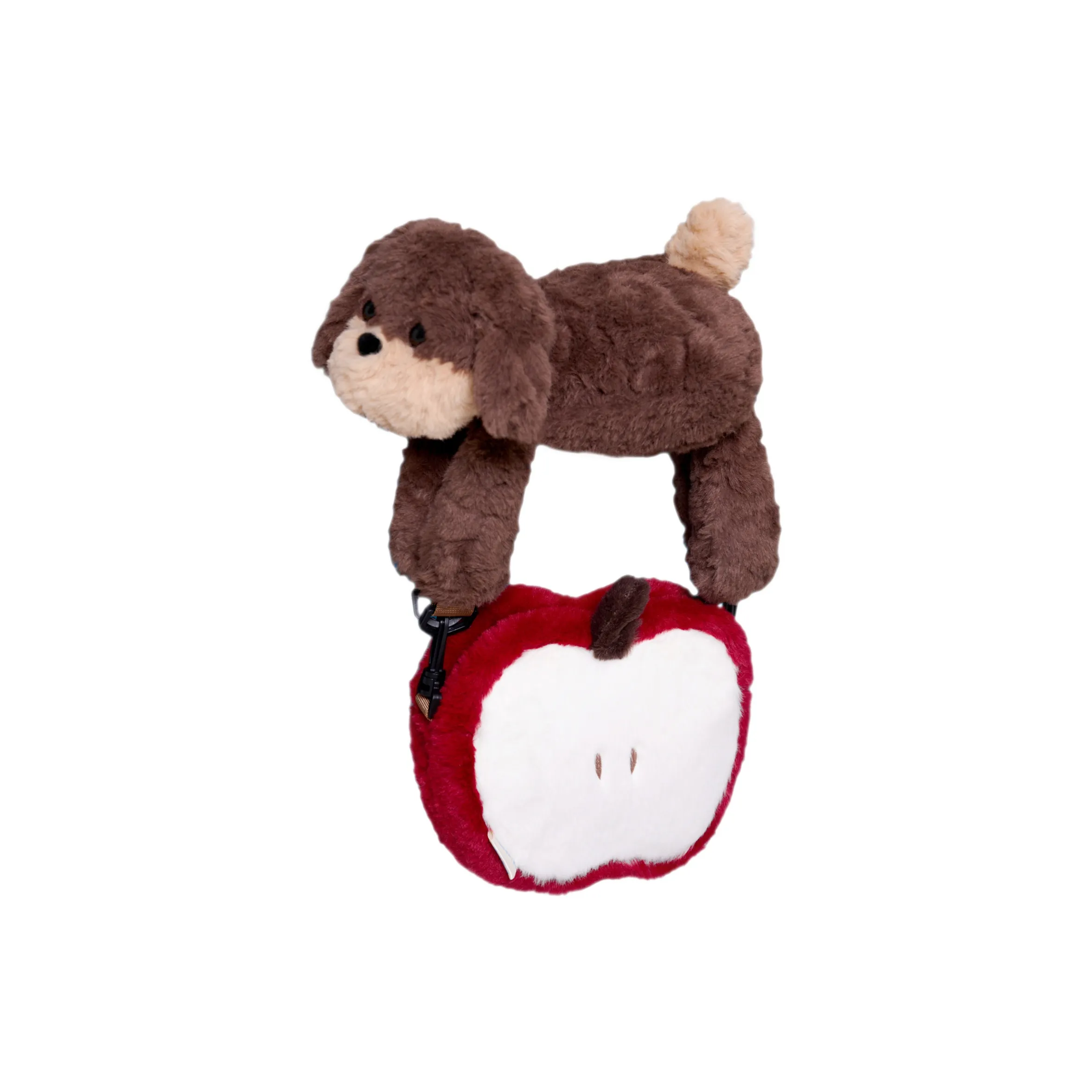 LUNA'S JOURNEY Полиэстер Сумка через плечо Средняя Женская Темно-коричневая