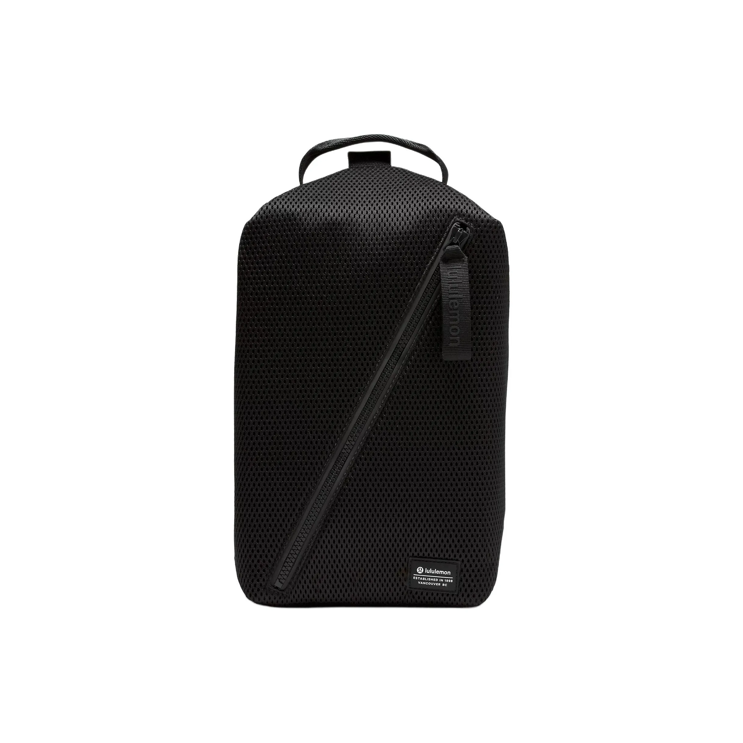 Lululemon Переработанный полиэстер рюкзак унисекс черный