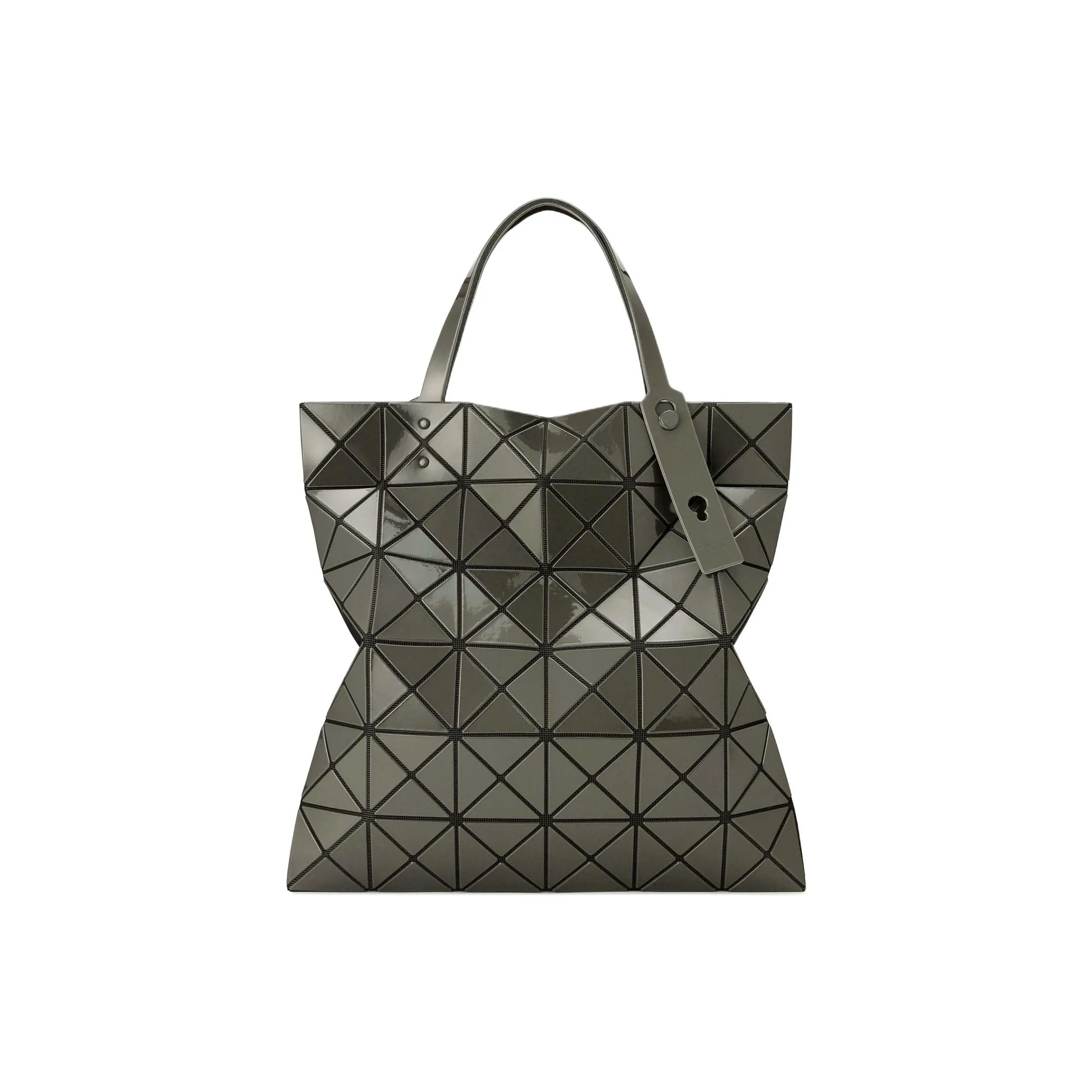 ISSEY MIYAKE PVC Tote Bag, Shopping Bag, Handbag Women's Charcoal
