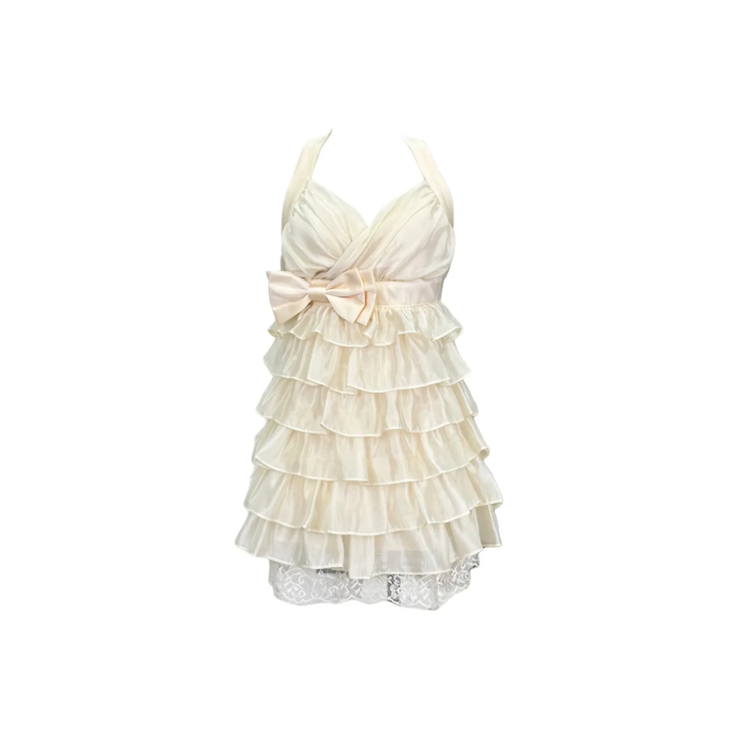 COVER TIME Slip Dresses Women's Champagne