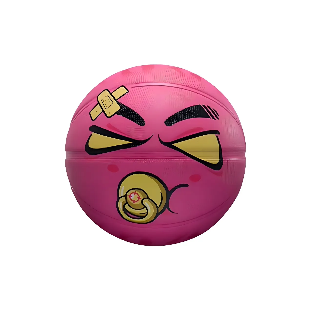 RIGORER Rubber Basketball Pink Size 7 Training Unisex