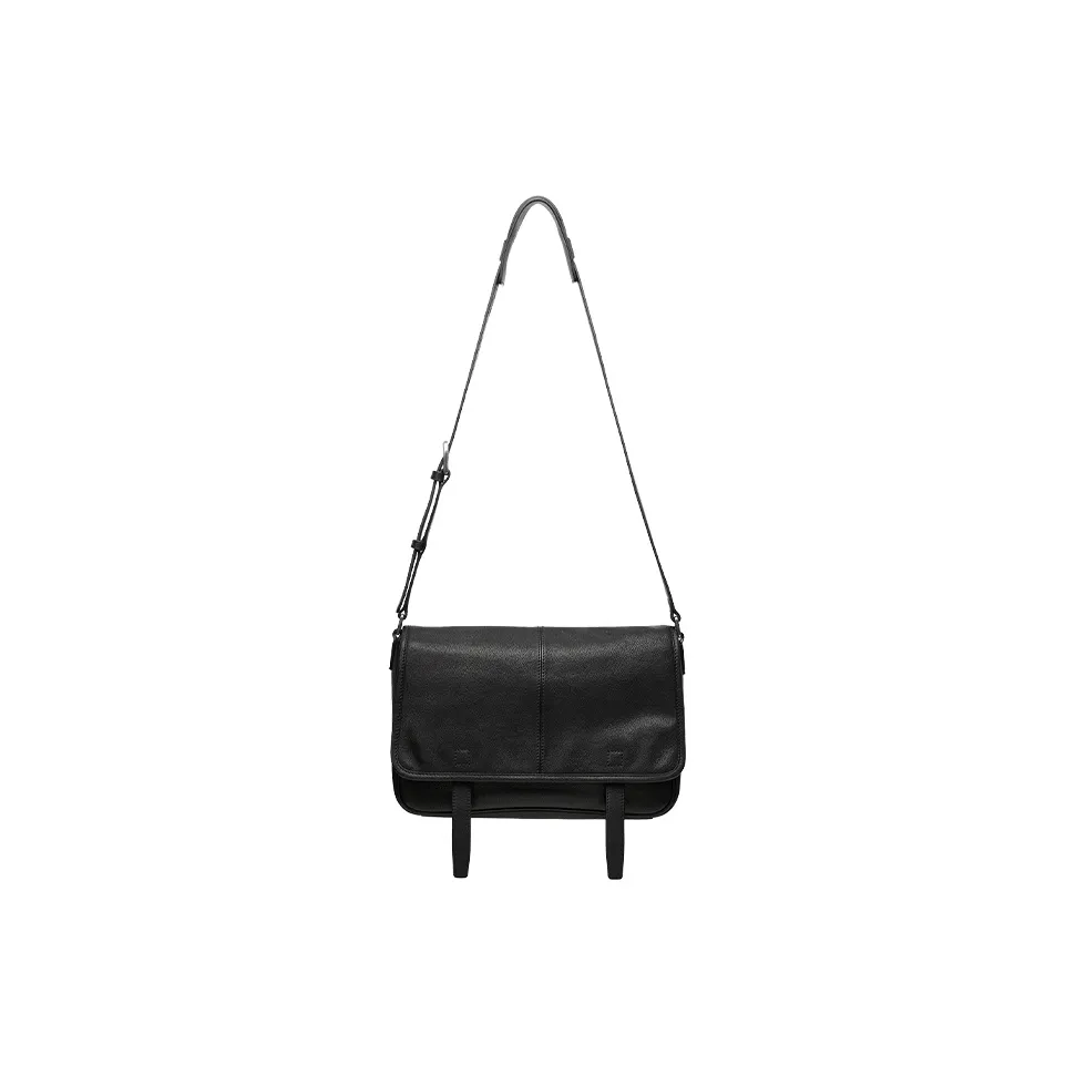Qiuzhen Water Dyed Vegetable Tanned Cow Leather Crossbody Bag, Shoulder Bag Medium Unisex Multicolor