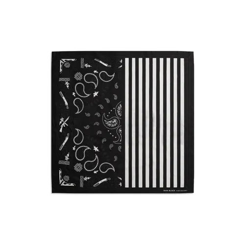 BAPE BLACK Шарфы из тутового шелка Женские