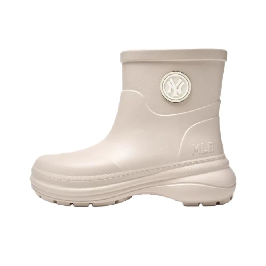 MLB New York Yankees Waterproof And Slip Resistant Rain adidas boots Women's Beige
