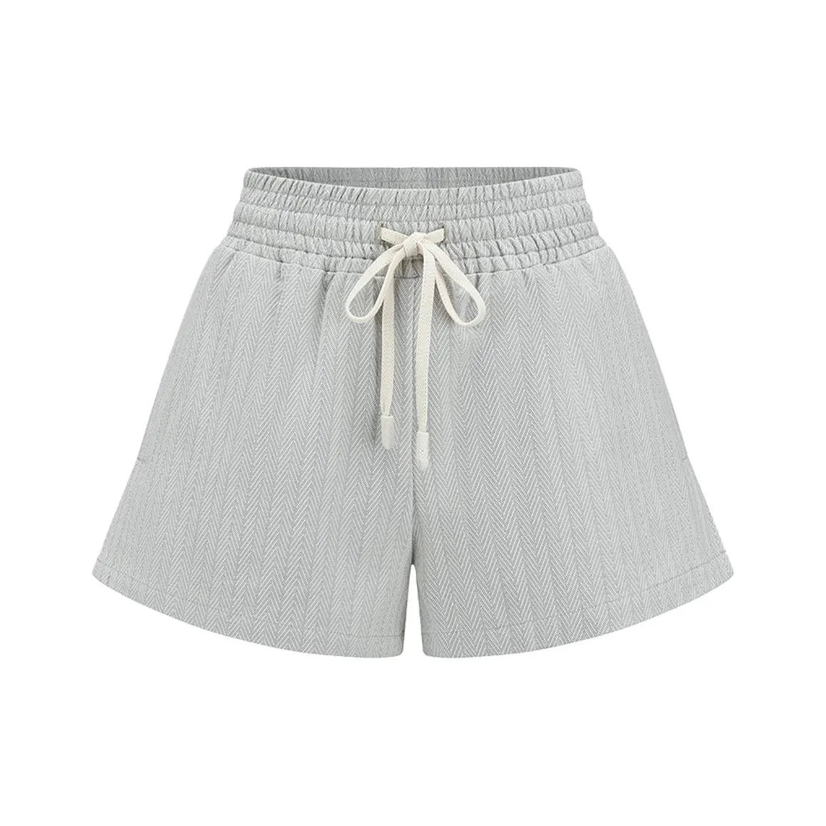 AXYPAGES Светло-серые Женские Повседневные Шорты