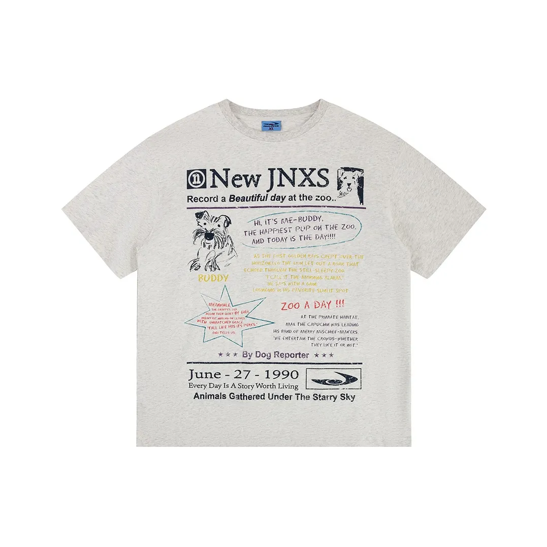 NewJnxs Animal Philosophy Collection SS25 T-Shirt Унисекс