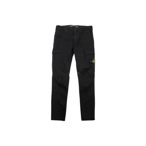 STONE ISLAND Черные Мужские Брюки карго