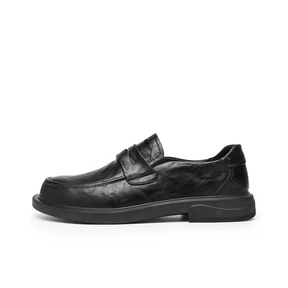 Wen Nai Лоферы Мужские Черные