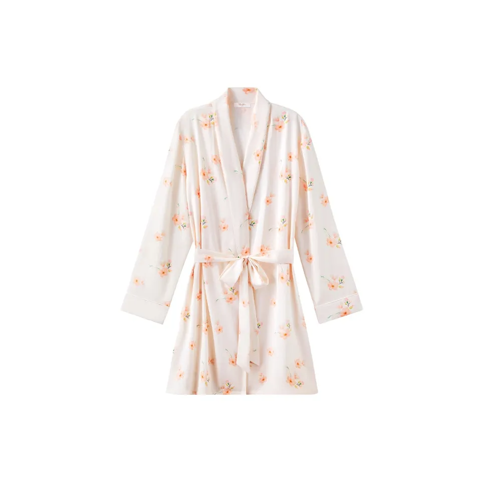 Manifen 990 Магнолия Принт Женские Банные халаты