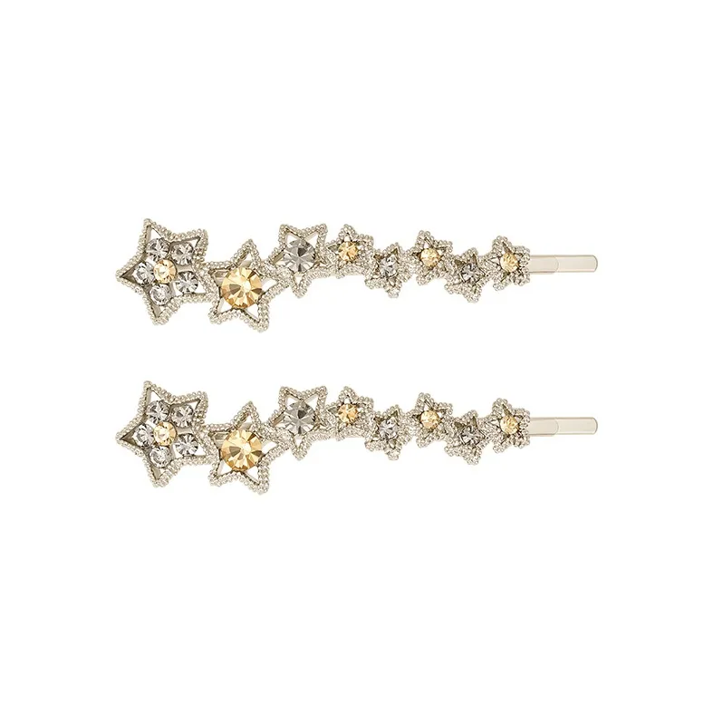 SHINE Сплав Стразы Заколки для волос Женские