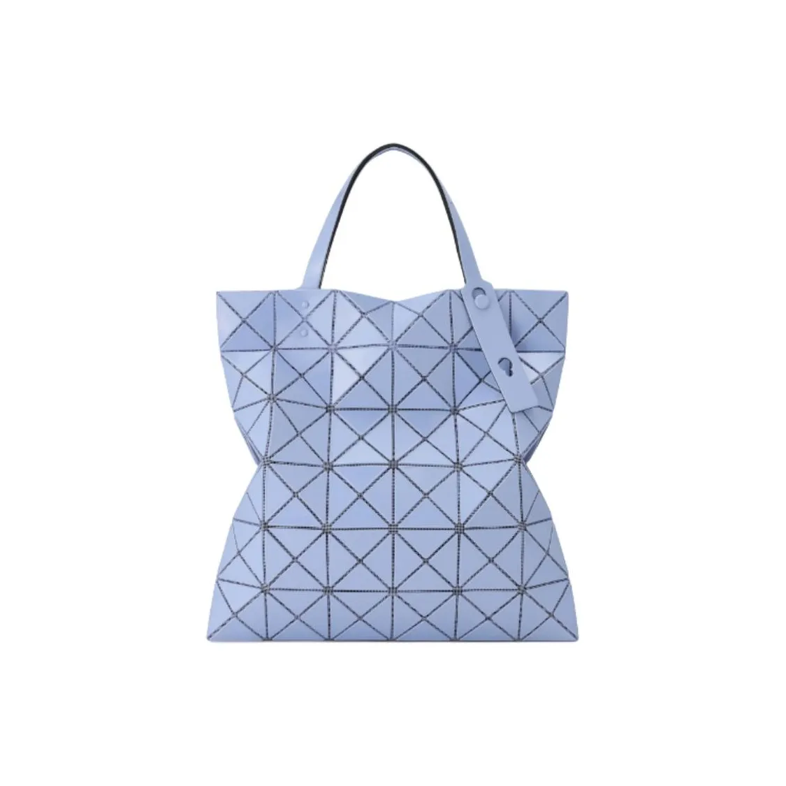 ISSEY MIYAKE Polyvinyl Chloride Resin Tote Bag, Shopping Bag, One Shoulder Handbag Women's Light Blue