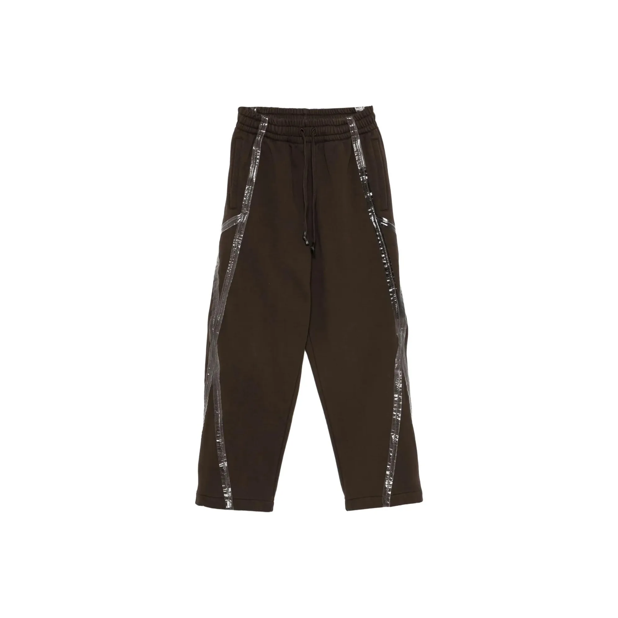A COLD WALL* Вязаные тренировочные брюки мужские цвет кофе