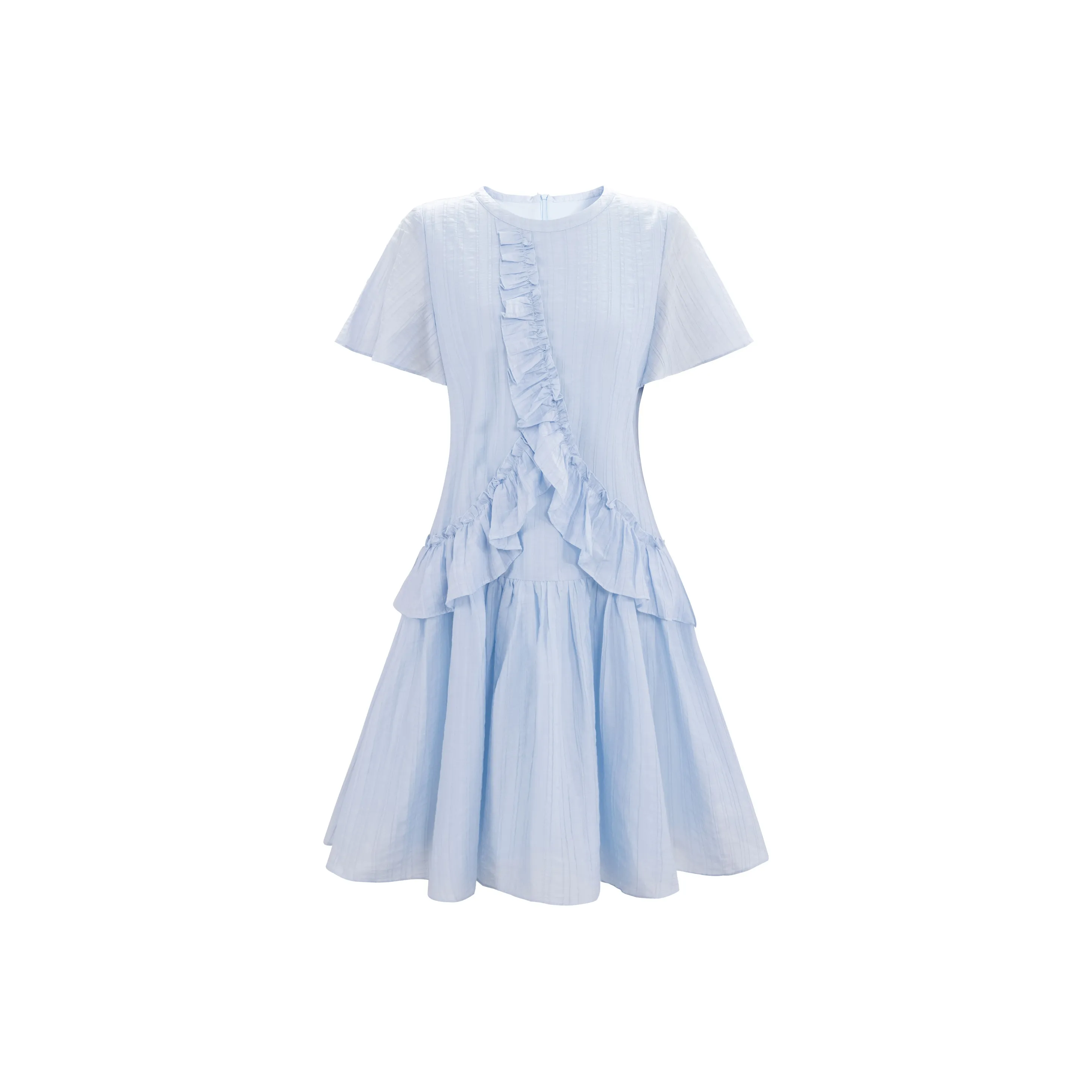 UNIFREE Short Sleeved Dress Women's Light Blue