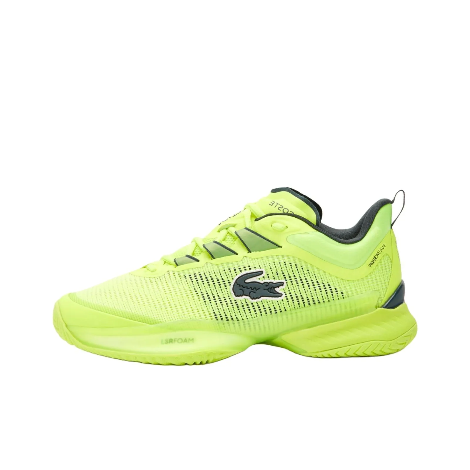 LACOSTE AG LT23 Противоскользящие Устойчивые к истиранию Низкий Топ Кроссовки для тенниса Женские Желтые