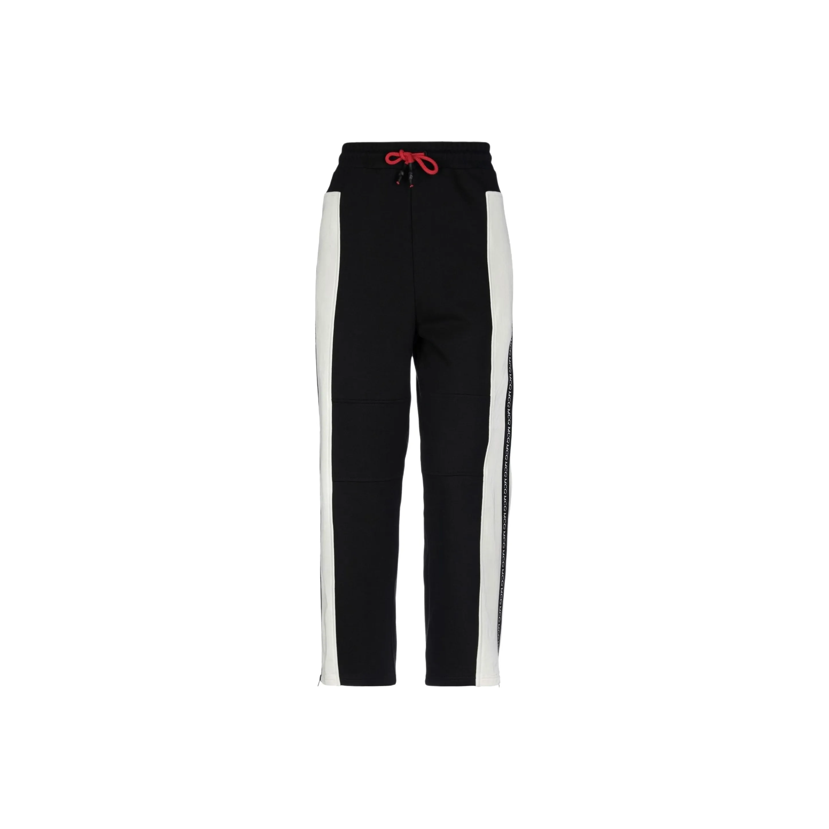 Alexander McQueen Knitted Sweatpants Women's Black White