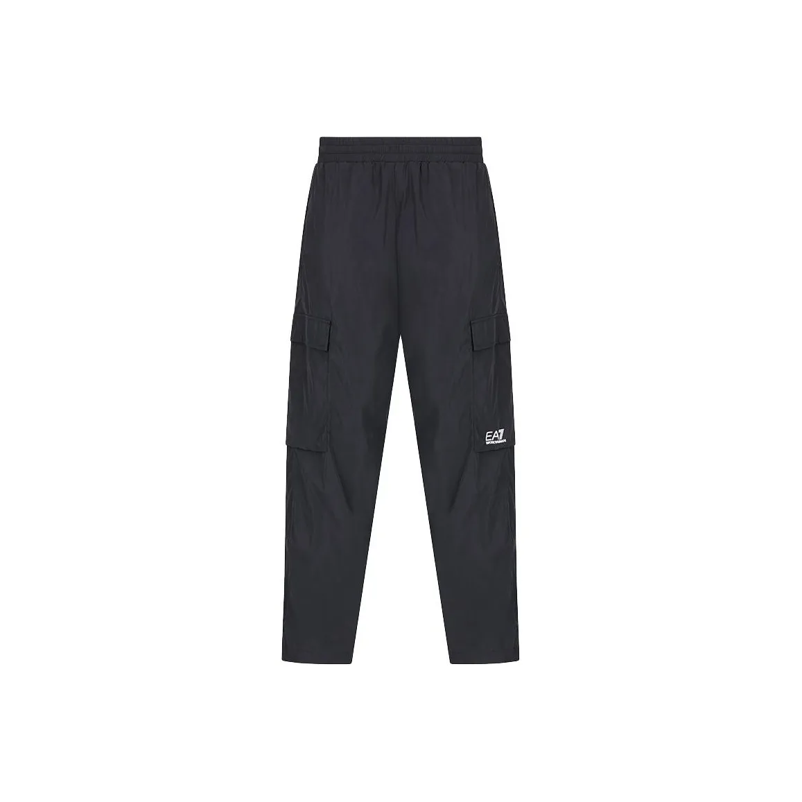 EMPORIO ARMANI EA7 SS25 Повседневные брюки Мужские Черные