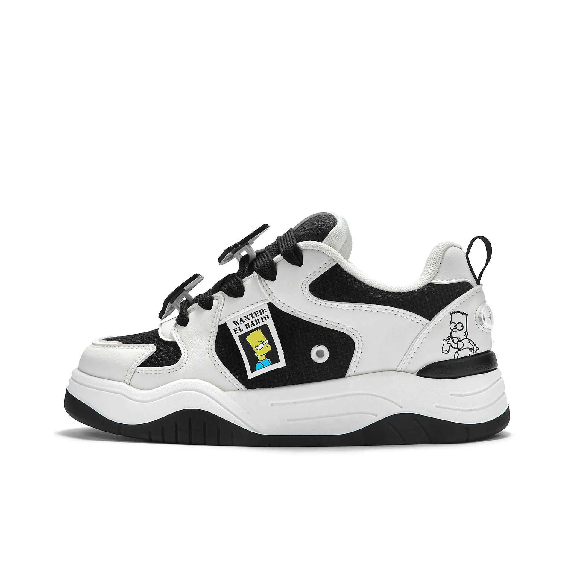 The Simpsons Low Top Skateboard Shoes Unisex