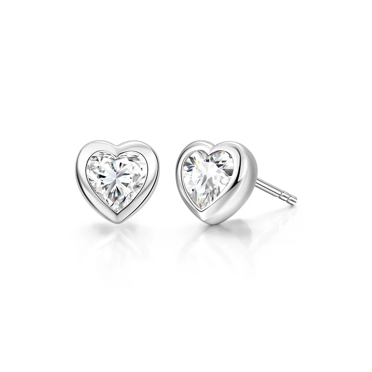 FANCI S925 Silver Stud Earrings Women's