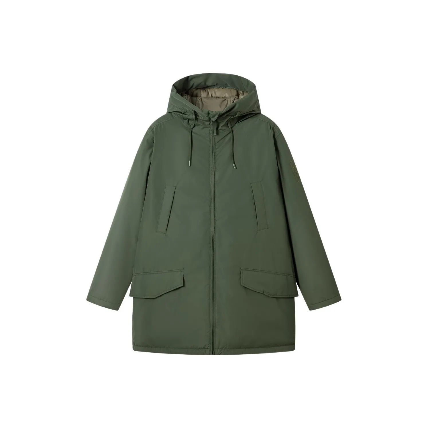 Timberland Хлопковый пуховик Мужской Темно-зеленый