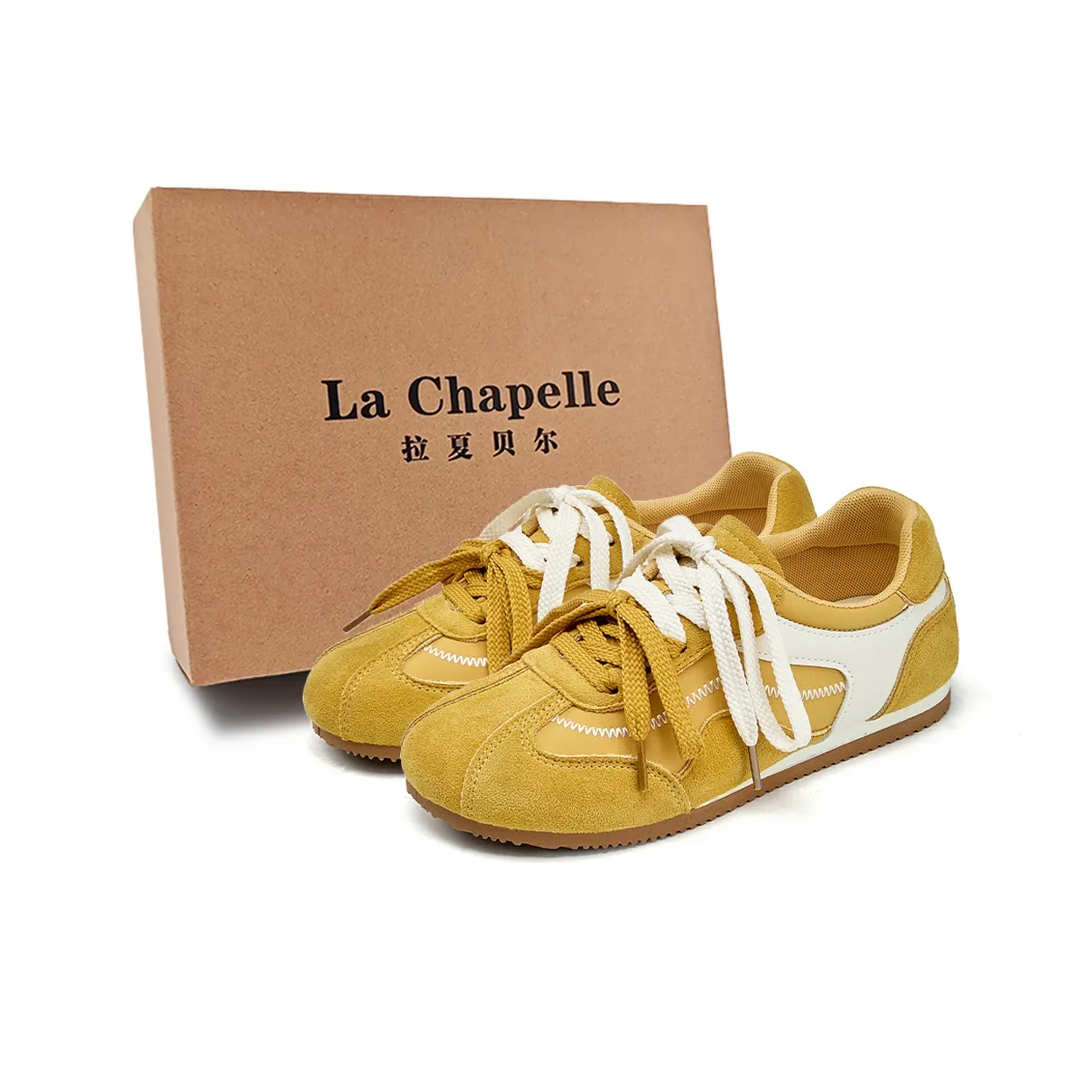 La Chapelle Повседневная обувь Низкий топ Желтый Женский