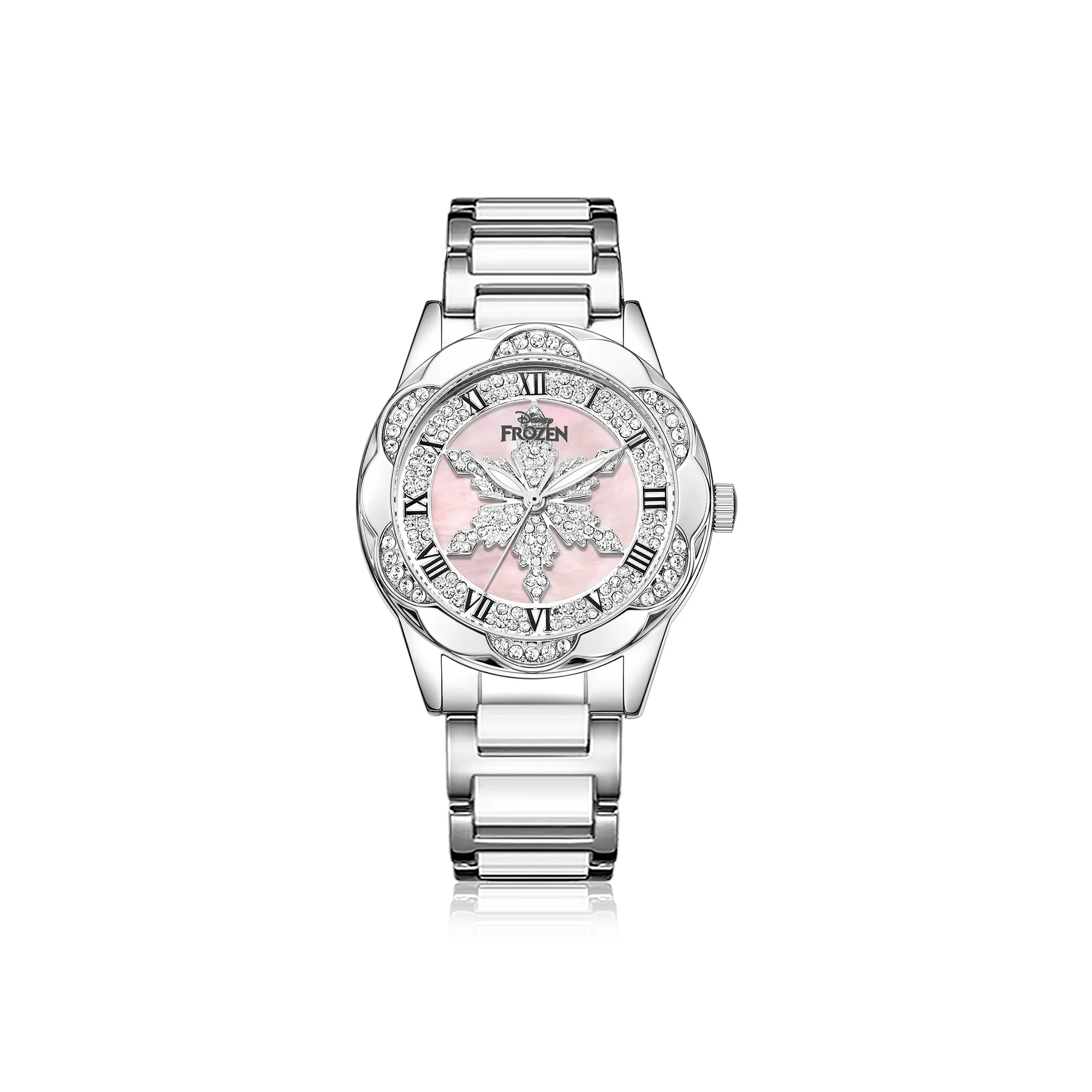 DISNEY FROZEN Серия Кварцевый механизм Сплав Ремешок Часы Женские Розовый Циферблат Часов