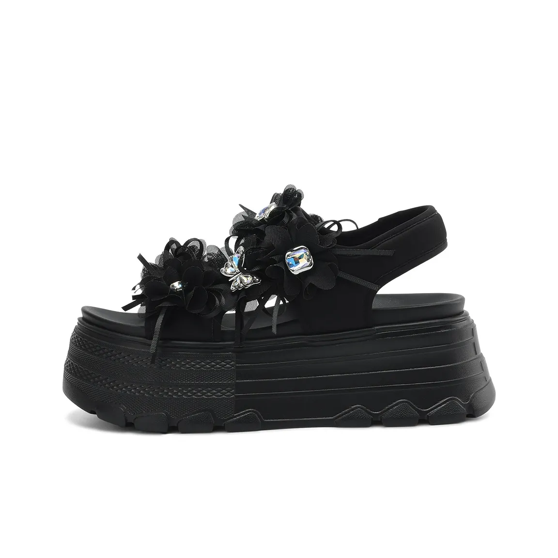 Rosa Bianca Пляжные сандалии Женские Черный